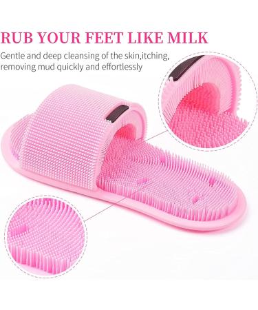 Startreene Foot Scrubber for Shower - Soft Silicone Feet Massage Device with Non-Slip Suction Cups for Men & Women - Blue Foot Care Solution - Buy Online on GoSupps.com