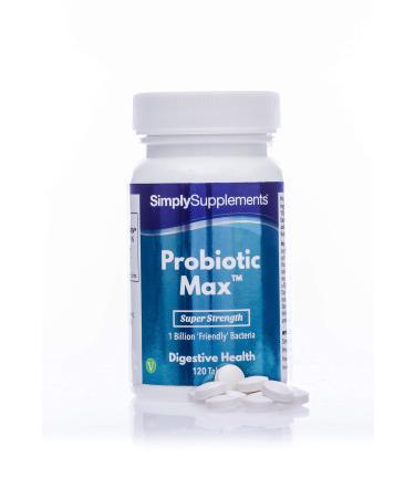 Probiotic Tablets for Adults | 120 Tablets 2 Month Supply | Vegan Friendly