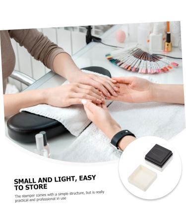 Healeved Nail Practice Stamp Manicure Painting Practicing Stamper Nail Beauty Practicing Tool Nail Art Supply Stamping Manicure Tool Nail Art Practice Supply Nail Stamper Plastic Mold White - Buy Online on GoSupps.com