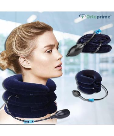 Ortoprime Freeneck - Inflatable Cervical Traction Neck Pillow for Pain Relief & Posture Correction - Buy Online on GoSupps.com