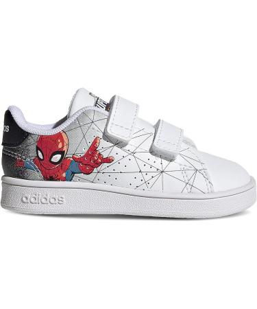 adidas Kids Advantage Cf I Sneaker - Child 5 UK - White/Black - Buy Online on GoSupps.com