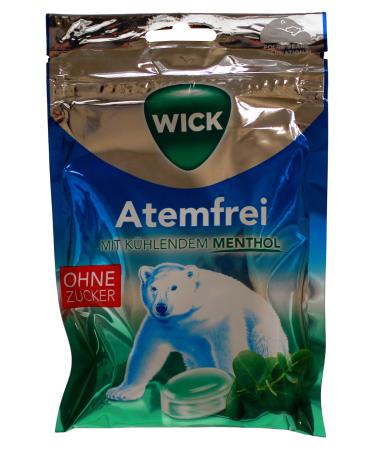 Wick breath -free eucalyptus without sugar storage pack - soothing cough candy with eucalyptus oil and menthol for a deep breathing experience - 20 pack (20 x 72 g)