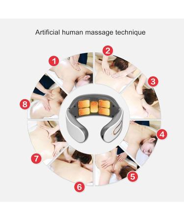 Intelligent Neck Massager - Portable Electric Pulse Device | 6 Modes 9 Levels for Ultimate Muscle Relaxation - Buy Online on GoSupps.com