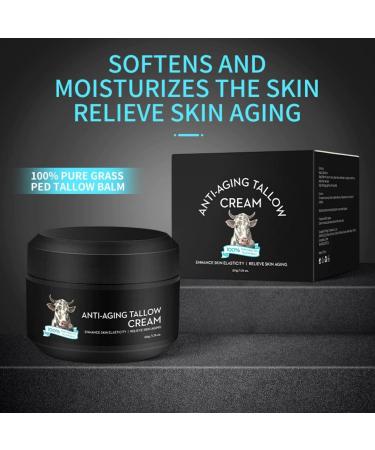 yehapp 50g Tallow Face Cream for Men Smooth Skin Even Skin Tone Deep Moisturizing Skincare Cream Hydrating Facial Skincare Tallow Balm Men s Skin Care Tallow Face Moisturizer for All Skin Types - Buy Online on GoSupps.com