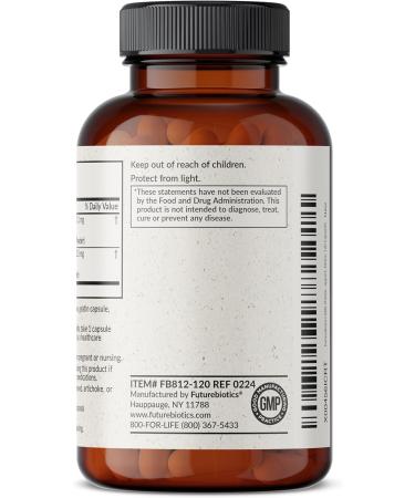 Futurebiotics Milk Thistle Silymarin Marianum & Dandelion Extract Liver Health Support Antioxidant Support Detox 120 Capsules 120 Count (Pack of 1) - Buy Online on GoSupps.com