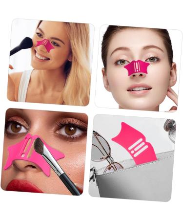 DOITOOL Eyeliner Aids Eyeshadow Silicone Molds Eyeliner Stencils for Eyes Eyeliner Guide Tool Nose Make up - Buy Online on GoSupps.com