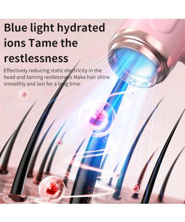 Hair Dryer with Diffuser Powerful Ionic Blow Dryer with 20W Plug for Fast Drying Travel Hair Blow Dryer Portable Rechargeable USB Cordless Hair Dryer for Home Dormitory (US) US Pinks - Buy Online on GoSupps.com
