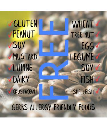 GERBS Roasted Unsalted Whole Hemp Seeds 4 LBS - THC-Free Keto & Paleo Superfood | High Magnesium Protein Fiber | Gluten Peanut Tree Nut Free - Resealable Bulk Bag - Buy Online on GoSupps.com