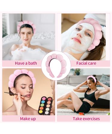 Bumobot Spa Headband for Face Washing & Makeup Removal - Padded Soft Hairband for Women & Girls - Pink - Buy Online on GoSupps.com