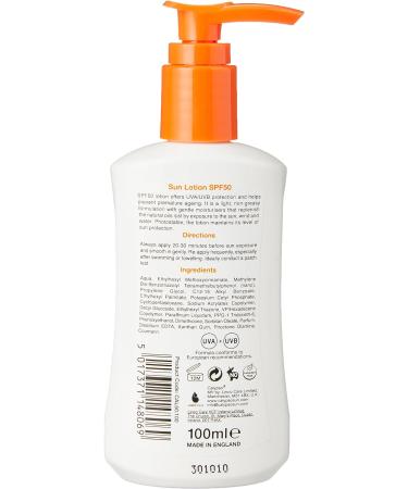 Calypso Sun Protection Lotion SPF50-100 ml 100 ml (Pack of 1) - Buy Online on GoSupps.com
