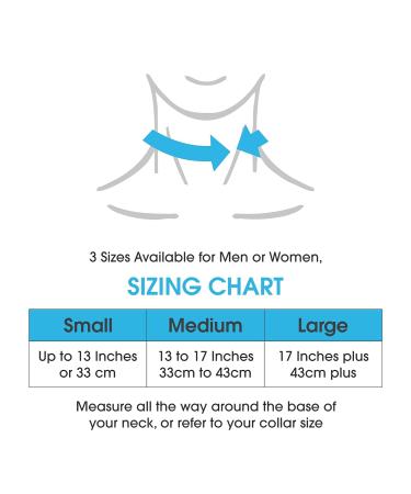 Neck Helper: Revolutionary Neck Brace for Neck Pain & Support - Blue Medium - Buy Online on GoSupps.com