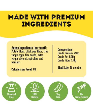 The Granville Island Pet Treatery|Gift Box Peanut Butter & Banana Biscuits for Dogs All Natural & Chemical- Free Great As A Hostess Gift Or Thank You Made in Canada|06955 Peanut Butter & Banana 200 g (Pack of 1) - Buy Online on GoSupps.com