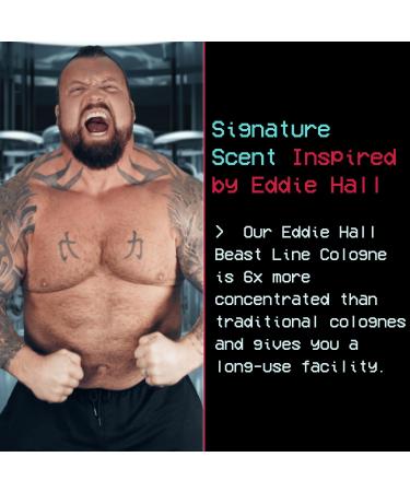 The Beast Line Cologne for Men by Beard Struggle - 6x Longer Than Traditional Colognes - Ragnarok Rising Eddie Hall Beast Line - Signature Edition - Mens Cologne 15 mL Glass Roller Bottle - Buy Online on GoSupps.com