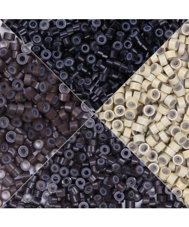 Kalolary 2500PCs Microrings - 5mm Micro Link Rings for Thick Hair Extensions & Professional Hair Experience Tools - International Shipping Available - Buy Online on GoSupps.com