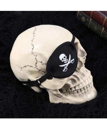 Besportble Halloween Pirate Eye Patch - Skull Crossbone Eye Mask for Women, Teenagers, Men, Children - Buy Online on GoSupps.com