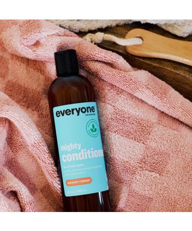 Everyone 3-in-1 Soap Body Wash Bubble Bath Shampoo 32 Ounce (Pack of 2) Coconut and Lemon Coconut Cleanser with Plant Extracts and Pure Essential Oils & Mighty Conditioner 12 OZ - Buy Online on GoSupps.com