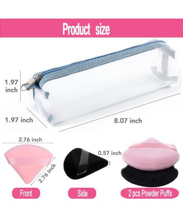 Large Travel Makeup Brush Holder with Zippered Design | Quick-Dry & Washable | Organzier Bag with Soft Powder Puff Sponge | Travel Case for Face Brushes - Buy Online on GoSupps.com