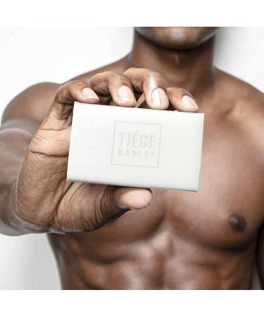 Men's Tiege Hanley Daily Cleansing & Exfoliating Body Bar Soap | Vitamin E, Aloe, Cucumber | Made in USA | 5 oz - Buy Online on GoSupps.com