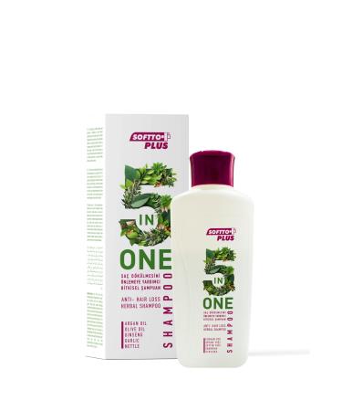 SofttoPlus Softto+Plus 5in1 AntiHair Loss Herbal Shampoo for stronger fuller hair