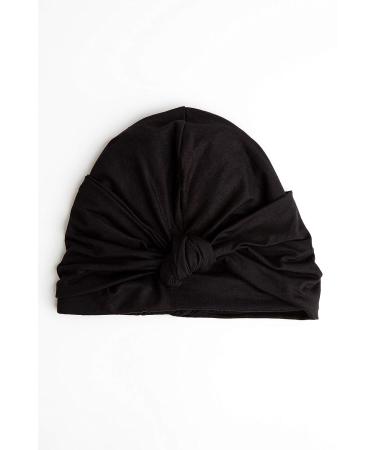 Grace Eleyae GE Women's Adjustable Satin-Lined Hair Care Knot Turban - Black - Buy Online on GoSupps.com