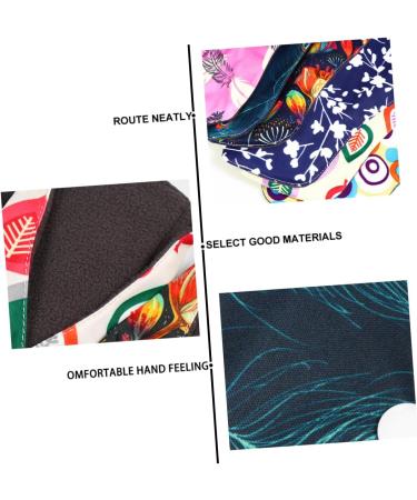 Solustrie 12 Pcs Women's Bandage Fabric Menstrual Pads - Carbon Fiber Multi-Color 18.5x14cm - Eco-Friendly Care with Wings - Buy Online on GoSupps.com
