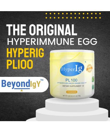 PL-100 Protein Powder - Hyperimmune Egg Supplement for Immune Boost Digestive Support Joint Care & Energy | 4.5g Servings - Buy Online on GoSupps.com