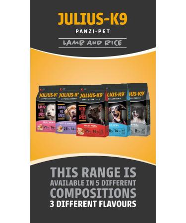 udere dogs or overweight - dog food with lamb and rice - suitable for all breeds - 3kg - Buy Online on GoSupps.com