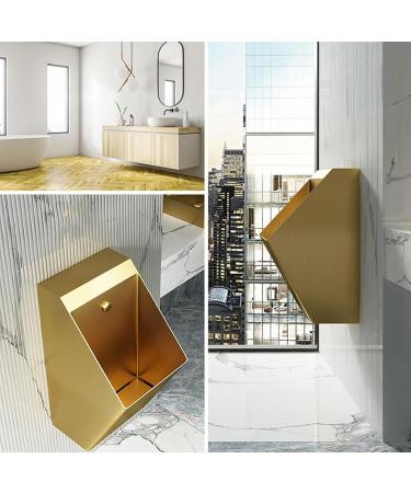 Wall Mounted Sensor Urinal 304 Stainless Steel Urinal Men's Flushing Urinal Ommercial Men's Adult Urinal Bathroom Toilet for Bathrooms Hotels Shopping GrabGray - Buy Online on GoSupps.com