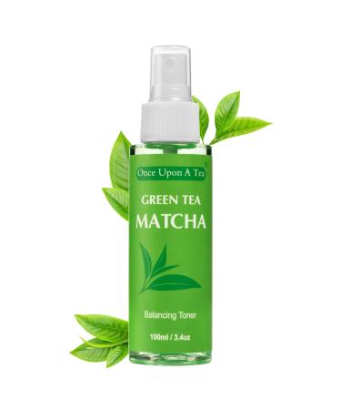 Green Tea Matcha Facial Toner Alcohol-Free All Natural Face Spray Best Pore Minimizer & Calming Skin Treatment for Sensitive Refreshing Dry & Combination Types Prep for Serum & Moisturizer