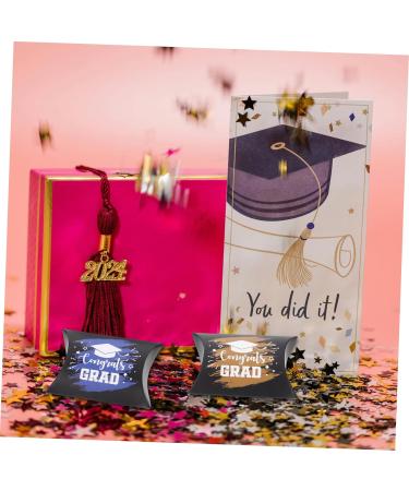 CAXUSD 40pcs Boxes Graduation Candy Box Gift Boxes Multi-function Candy Container Candy Case Decorative Candy Container Candy Supply Biscuit Case Paper Multifunction Graduation Season - Buy Online on GoSupps.com