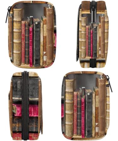 Vintage Book Pill Case | Weekly Medicine Organizer with Travel Bag | 7-Day Vitamin Supplement Box for Fish Oil & More - International Shipping Available - Buy Online on GoSupps.com