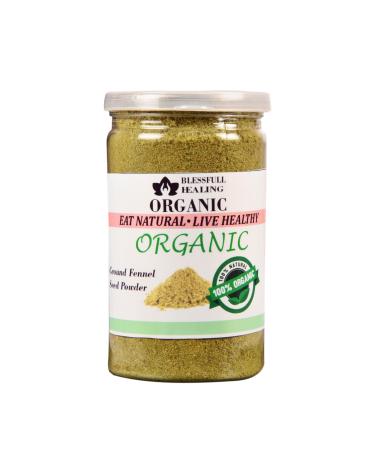 Blessfull Healing Organic Ground Fennel Seed Powder 200 Gram (Packing May Vary) 200 Gram 7.05 oz