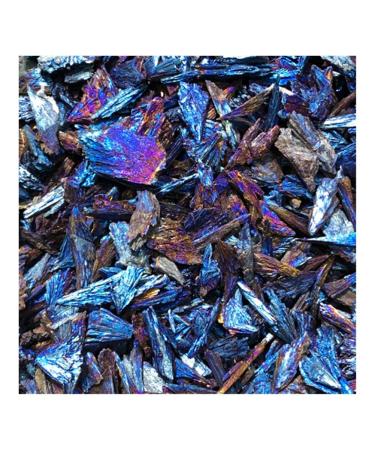 Natural Crystal Rough Natural Quartz Crystal Jet Stone Rainbow Titanium Tail Cluster Specimen Household yuebang