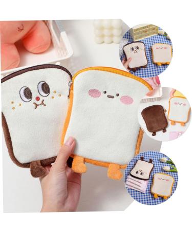 Lurrose Aunt's Towel Storage Bag | Plush Purse for Feminine Hygiene Products | Period Bag with Zipper Closure | Cute and Convenient Storage Solution 15.4X12.2CM - Buy Online on GoSupps.com