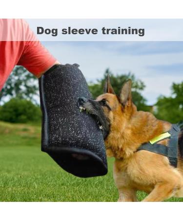 SMELEYOU Dog Training Sleeves Nylon Dog Bite Sleeves Resistant Space Saving Dog Training Arm Sleeve Professional Interactive Bite Protection Sleeve for Dogs Training - Buy Online on GoSupps.com