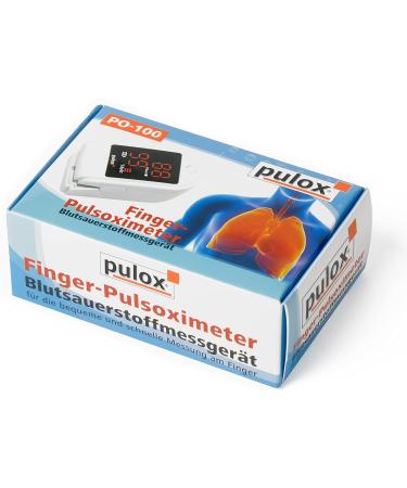 Buy Puloximeter Pulox PO-100 Solo White - Accurate Oxygen Saturation Monitor | Fast International Shipping - Buy Online on GoSupps.com
