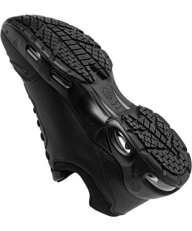 LARNMERN Men's Non Slip Waterproof Work Shoes - Chef Footwear with Air Cushion Technology (Size 8.5, Black) - Buy Online on GoSupps.com