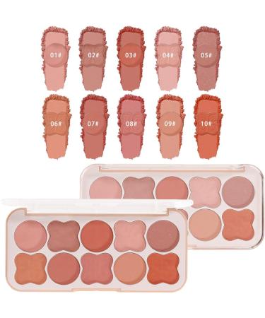 TianWlio multi purpose cream blusher cheek powder natural multicolour blush face blusher pearl effect makeup foundation contour pressed - Buy Online on GoSupps.com