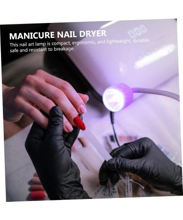  POPETPOP POPETPOP 1Pc Mini Nail Lamp Nail Art Supplies Nail Dryer Nail Dryer Light Polish Nail Dryer Nail Polish Dryer White ABS Lamp Grill Automatic Miss - Buy Online on GoSupps.com