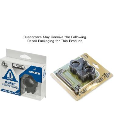 UTG Medium Profile Airgun Rings - 12 Pcs with Stop Pin, Black - Enhance Accuracy - Buy Online on GoSupps.com