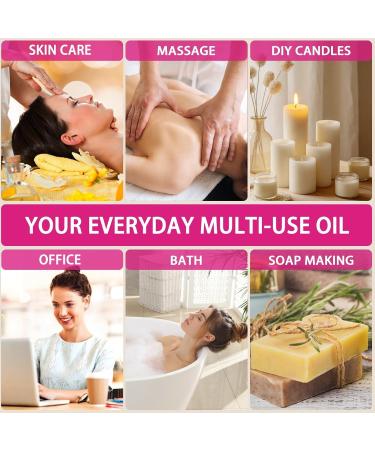 Coconut Essential Oil 4 Fl Oz and Geranium Essential Oil 4 Fl Oz - Coconut & Geranium Oil for Diffuser Aromatherapy Home Fragrance Skin & Hair Care DIY Candle & Soap Making Yoga - Buy Online on GoSupps.com