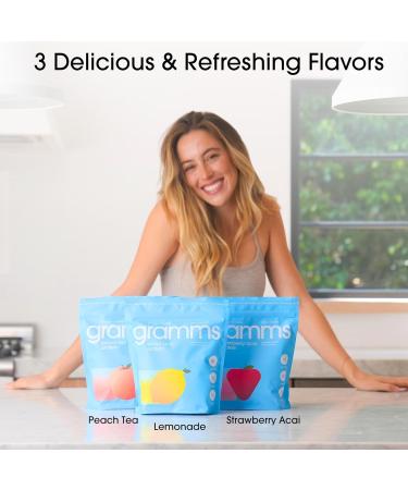 GRAMMS Clear Protein Powder 20G Protein for Women & Men | Lactose Free Grass-Fed Whey Isolate Gluten Free Zero Sugar Gut Friendly Non-Bloating (Lemonade-18 Servings) Lemonade 1.01 Pound (Pack of 1) - Buy Online on GoSupps.com