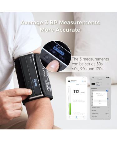 Buy Wellue BP2 Connect Blood Pressure Monitor with EKG Wi-Fi & Bluetooth Sync Intelligent Upper Arm Device for Home Monitoring - Buy Online on GoSupps.com