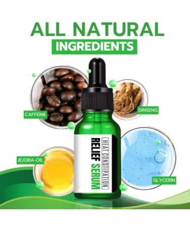CLOTOX Heat Constipation Relief Serum - Natural Stool Softener for Healthy Digestion - Promotes Constipation and Bloating Relief - 3pcs - Buy Online on GoSupps.com