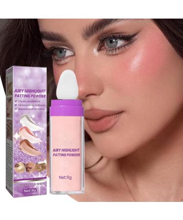 Powder highlighter makeup facial light powder 9 g waterproof oilregulating highlighter makeup for all skin types face and body pink - Buy Online on GoSupps.com
