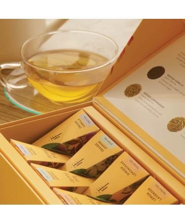 Tea Forte Presentation Box - 20 Assorted Variety Pyramid Tea Sampler Gift Set - Buy Online on GoSupps.com