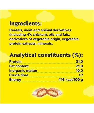 Pulla Dreamies Cat Treats Selection Box Chicken Cheese Salmon Beef Duck Turkey - 6 x 60g Bags - Buy Online on GoSupps.com