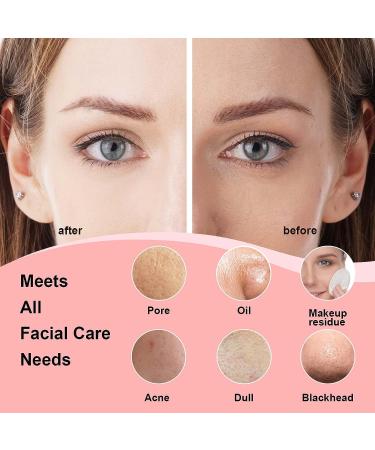 Sonic Facial Cleansing Brush - Waterproof Silicone Face Scrubber with Vibrating Cleanser, Exfoliating Face Brush - USB Rechargeable - Buy Online on GoSupps.com