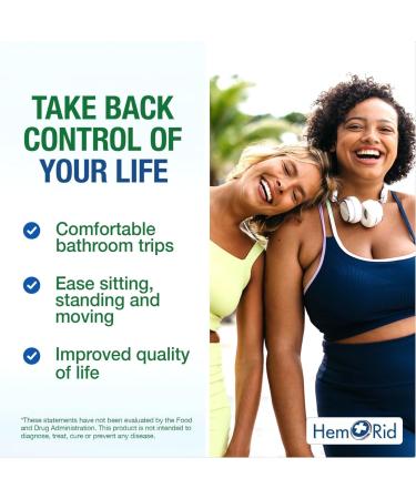 HemRid Max and Maximum Strength Lidocaine Cream - Hemorrhoid Relief Bundle for Fast Internal & External Support - Hemorrhoid Pills & Hemorrhoidal Lidocaine Cream for Rapid Comfort & Soothing Care - Buy Online on GoSupps.com