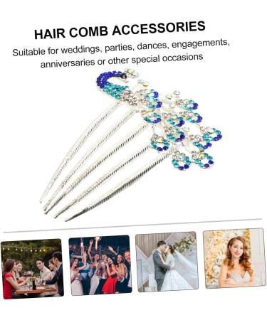 Diamond Phoenix Hair Comb Hair Barrettes Hair Pin Rhinestone Bobby Pins Bride Hair Clip Pearl Wedding Headpiece Hair Combs for Women Hair Comb Accessories Bridal Hair Comb Alloy Gogogmee - Buy Online on GoSupps.com